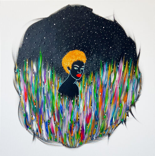 Come closer by Yermine Richardson, 회화 for Sale on Singulart