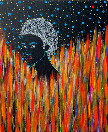 Nanny of the Maroons by Yermine Richardson, 회화 for Sale on Singulart