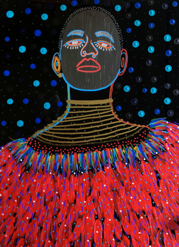 Galaxia Caribeña van Yermine Richardson, Schilderij te koop op Singulart