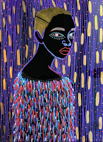 Galaxia Caribeña van Yermine Richardson, Schilderij te koop op Singulart