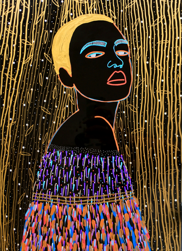 Galaxia Caribeña van Yermine Richardson, Schilderij te koop op Singulart