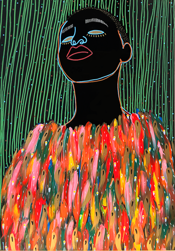 Galaxia Caribeña by Yermine Richardson, 회화 for Sale on Singulart