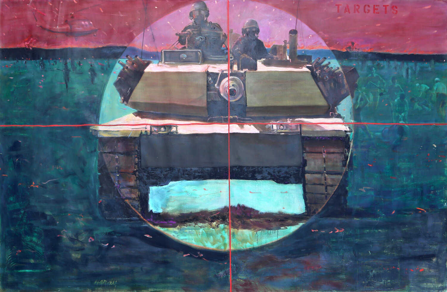 Target John Hardy Original painting for sale