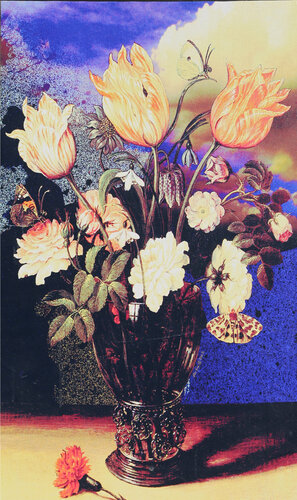 Red Carnation after Brueghel von Michael Knigin, Druck kaufen auf Singulart