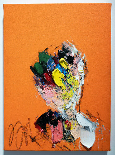 UNTITLED Portrait work di Tomoya Nakano, Pittura in vendita su Singulart