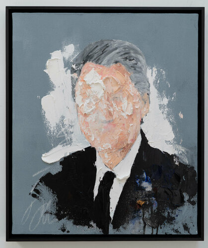 UNTITLED Portrait work (Bill Clinton) van Tomoya Nakano, Schilderij te koop op Singulart