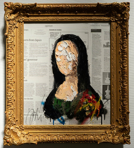 UNTITLED Portrait work (Mona Lisa) de Tomoya Nakano, Pintura a la venta en Singulart