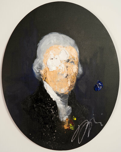 UNTITLED Portrait work (Thomas Jefferson) van Tomoya Nakano, Schilderij te koop op Singulart