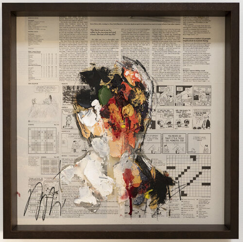mirror series UNTITLED Portrait di Tomoya Nakano, Opera su carta in vendita su Singulart
