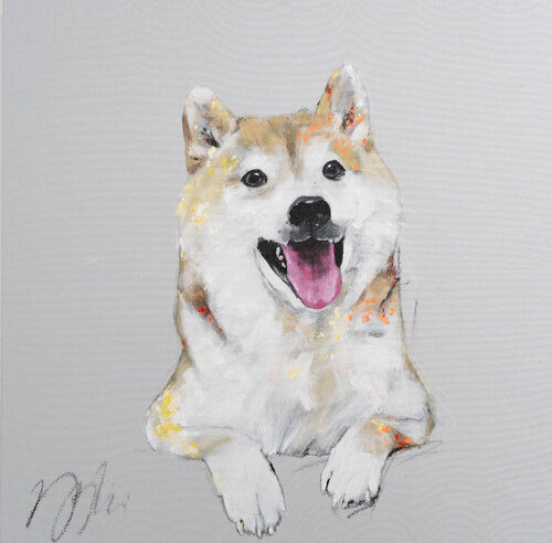 a dog de Tomoya Nakano, Pintura a la venta en Singulart