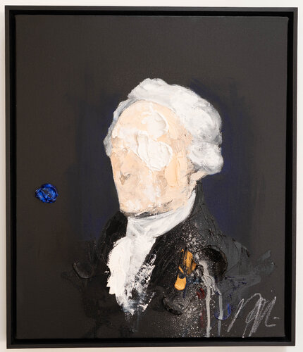 UNTITLED Portrait work (Alexander Hamilton) van Tomoya Nakano, Schilderij te koop op Singulart