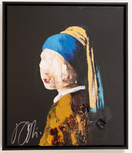 UNTITLED Portrait work (Girl with a Pearl Earring) von Tomoya Nakano, Malerei kaufen auf Singulart