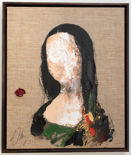 UNTITLED Portrait work (Mona Lisa) di Tomoya Nakano, Pittura in vendita su Singulart