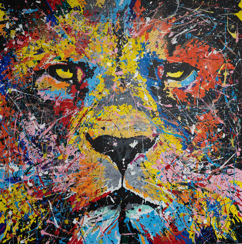 LION di Tomoya Nakano, Pittura in vendita su Singulart