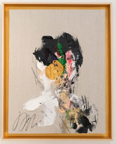 Gold Portrait work par Tomoya Nakano, Peinture en vente sur Singulart