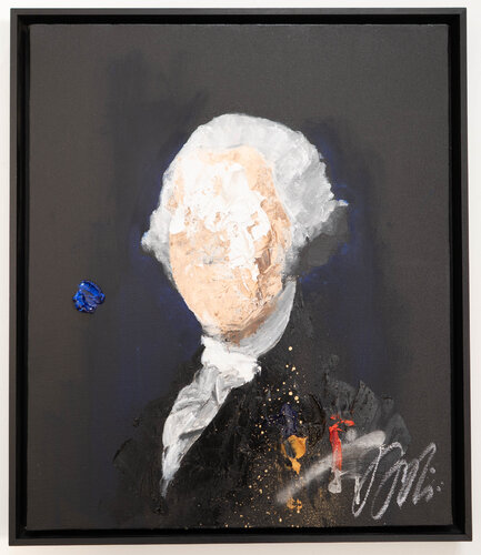 UNTITLED Portrait work (George Washington) par Tomoya Nakano, Peinture en vente sur Singulart