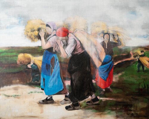 "The Gleaners" after Jean-François Millet Tomoya Nakano