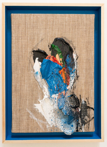 English Blue Portrait work par Tomoya Nakano, Peinture en vente sur Singulart
