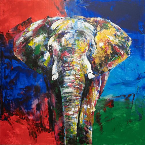 TOMOYAスプレーアート原画1,000×1,000mm