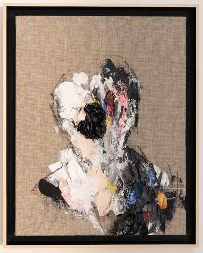 Black Portrait work de Tomoya Nakano, Pintura a la venta en Singulart