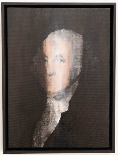 Portrait work UNTITLED (George Washington) par Tomoya Nakano, Peinture en vente sur Singulart