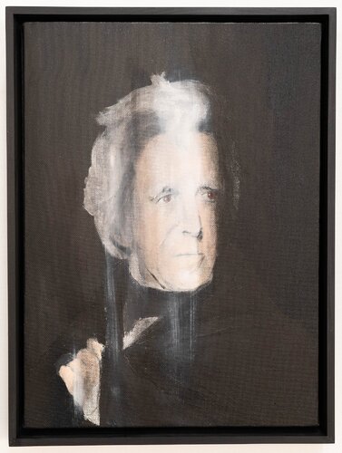Portrait work UNTITLED (Andrew Jackson) van Tomoya Nakano, Schilderij te koop op Singulart