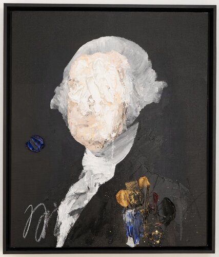 UNTITLED Portrait work (George Washington) van Tomoya Nakano, Schilderij te koop op Singulart