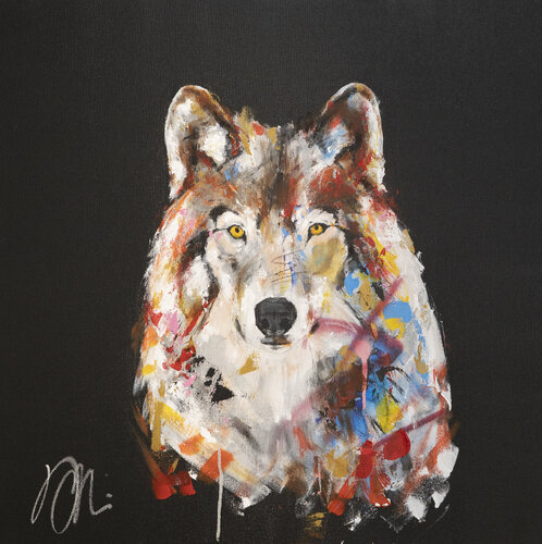 Wolf van Tomoya Nakano, Schilderij te koop op Singulart