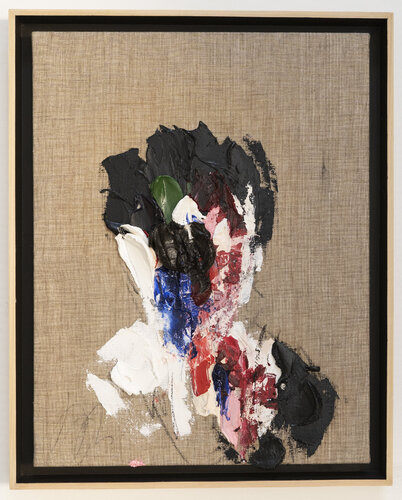 Raw Umber (Dark brown) Portrait work van Tomoya Nakano, Schilderij te koop op Singulart