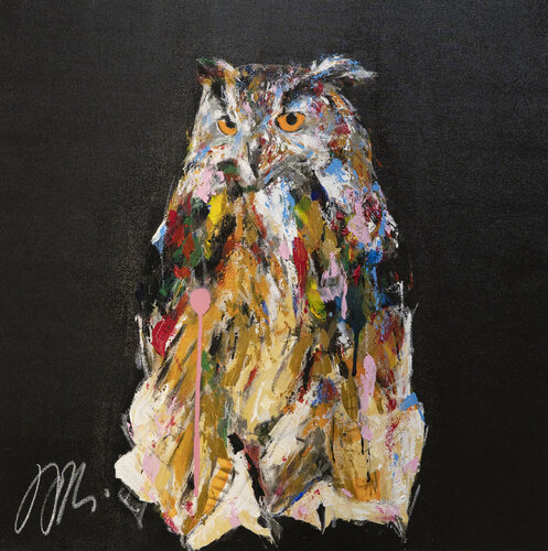 Owl van Tomoya Nakano, Schilderij te koop op Singulart