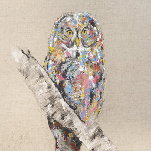 Owl van Tomoya Nakano, Schilderij te koop op Singulart
