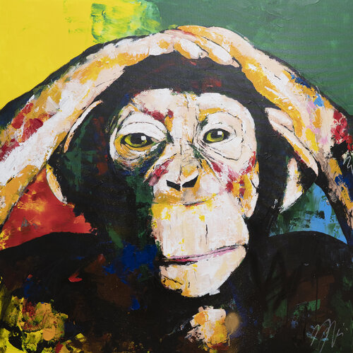 Monkey di Tomoya Nakano, Pittura in vendita su Singulart