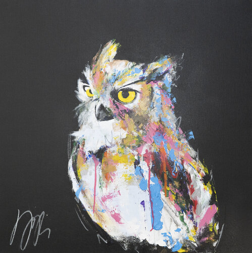 owl van Tomoya Nakano, Schilderij te koop op Singulart