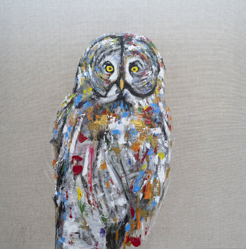 owl de Tomoya Nakano, Pintura a la venta en Singulart