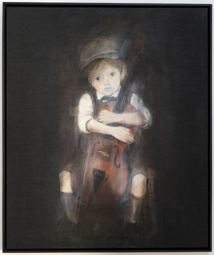 a boy cellist von Tomoya Nakano, Malerei kaufen auf Singulart