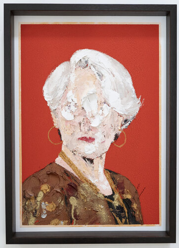 mirror series UNTITLED Portrait (Large size) von Tomoya Nakano, Malerei kaufen auf Singulart