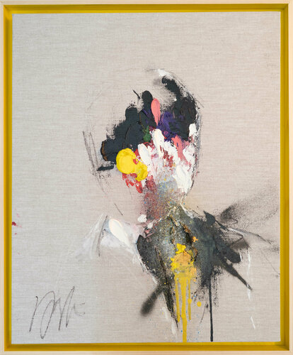 Yellow Portrait work di Tomoya Nakano, Pittura in vendita su Singulart