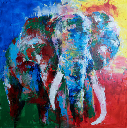 Elephant di Tomoya Nakano, Pittura in vendita su Singulart