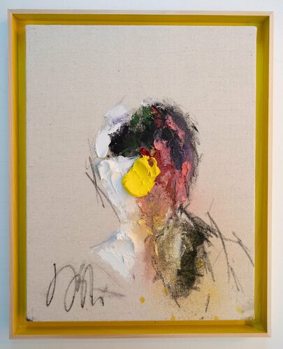 Yellow Portrait work di Tomoya Nakano, Pittura in vendita su Singulart