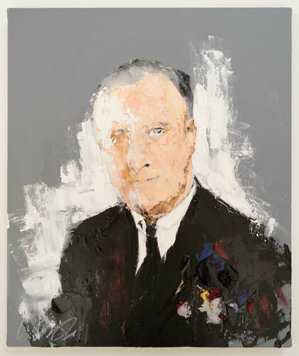 UNTITLED Portrait work (Franklin D. Roosevelt) by Tomoya Nakano, Painting for Sale on Singulart