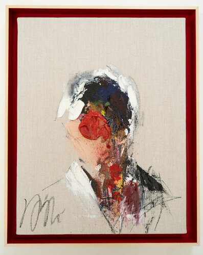 Red Portrait work di Tomoya Nakano, Pittura in vendita su Singulart