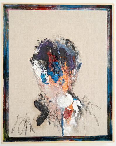 Multi Colors  Portrait work di Tomoya Nakano, Pittura in vendita su Singulart