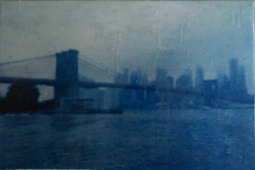 The Rain, New York, Brooklyn Bridge von Tomoya Nakano, Andere Medien kaufen auf Singulart