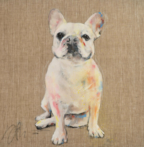 French bulldog di Tomoya Nakano, Pittura in vendita su Singulart