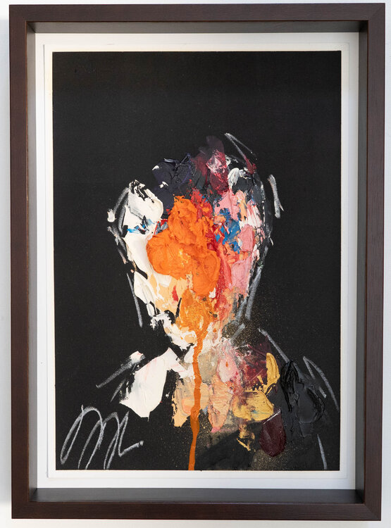 mirror series Orange Portrait work Tomoya Nakano