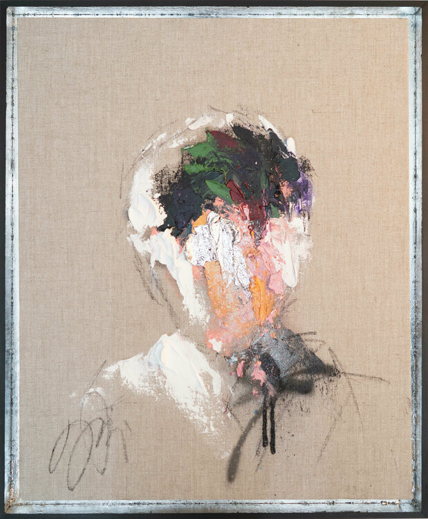 Antique Silver Portrait work Tomoya Nakano