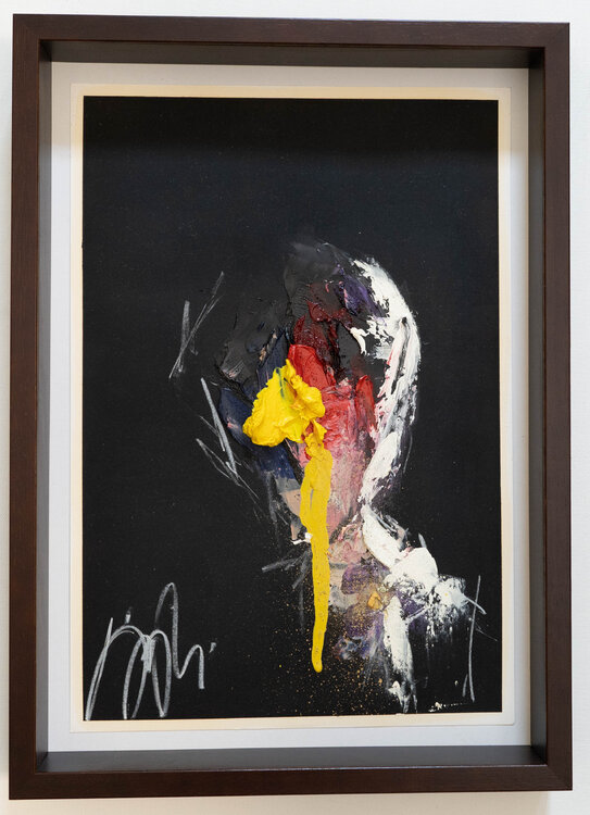mirror series Yellow Portrait work Tomoya Nakano