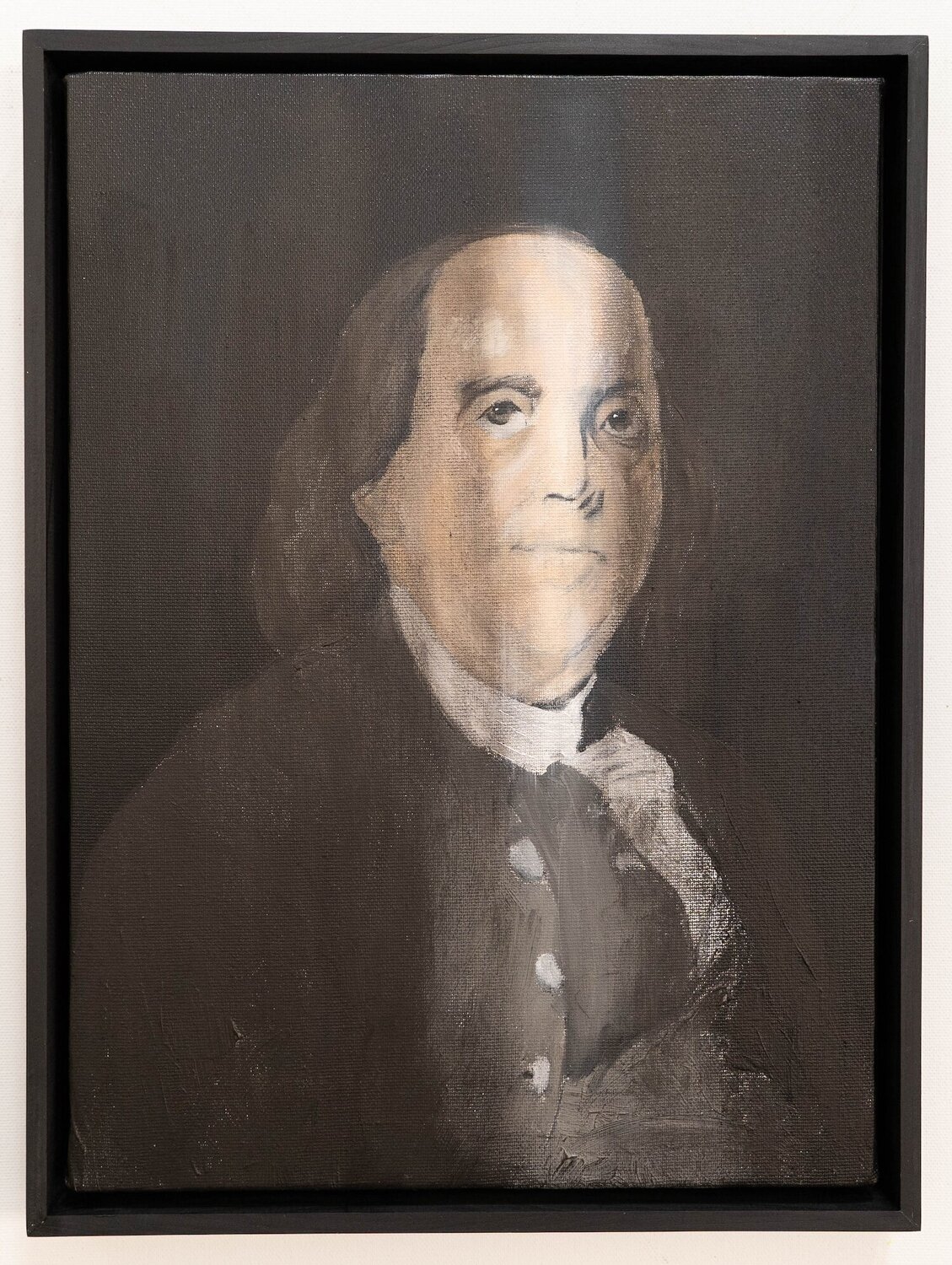 Portrait work UNTITLED (Benjamin Franklin) Tomoya Nakano