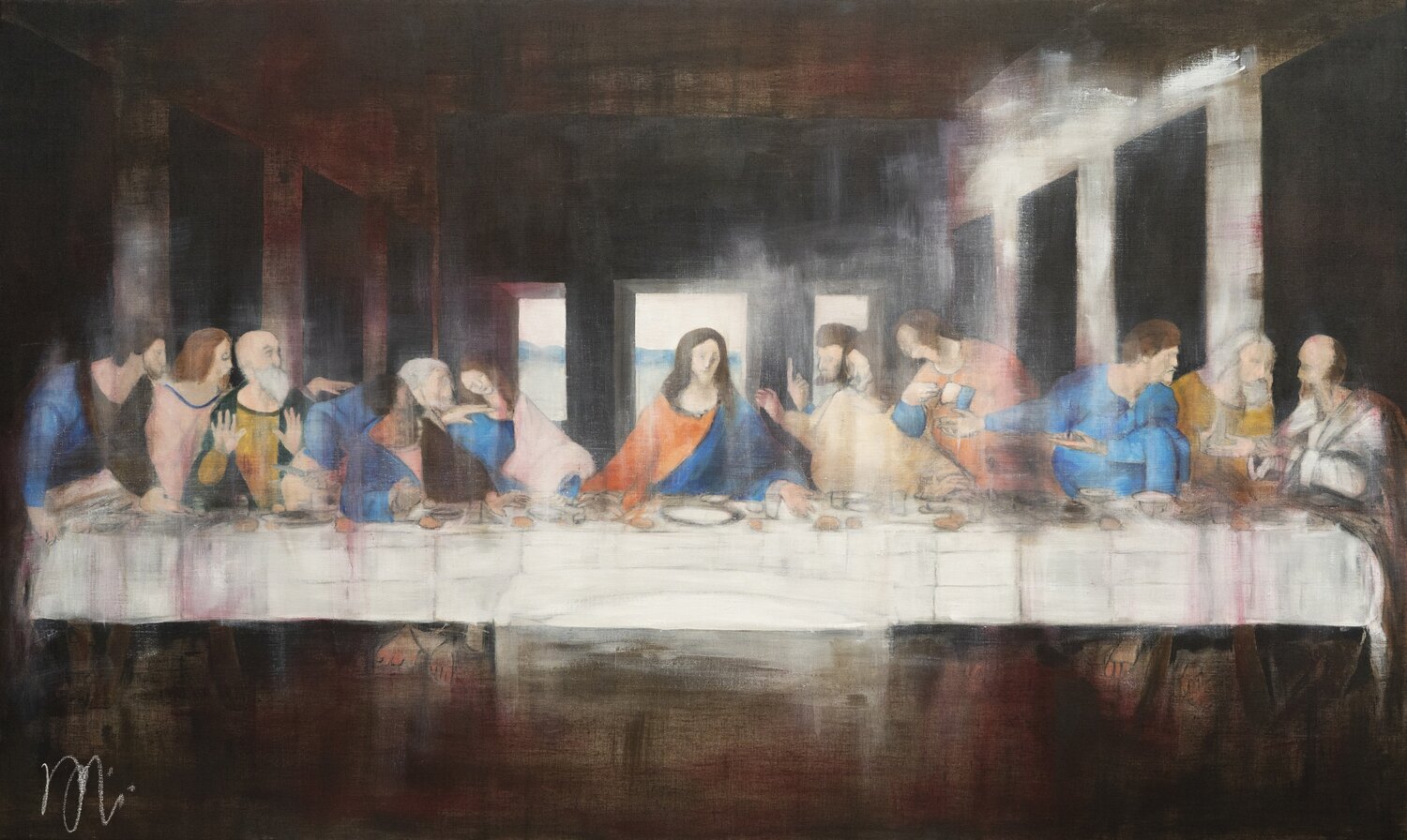 The last supper contemporary Tomoya Nakano