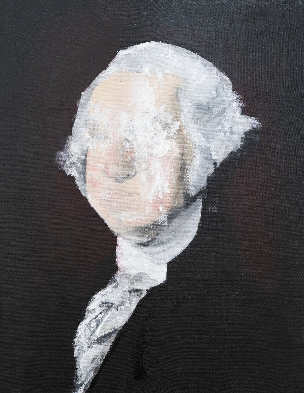 UNTITLED Portrait work (George Washington) Tomoya Nakano Peinture originale à vendre